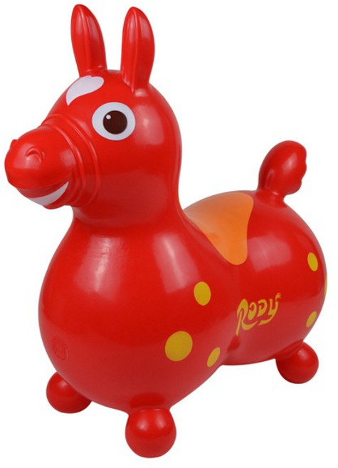 Rody 跳跳馬 - 基本色(紅色) 騎乘玩具 義大利原裝進口, 1個