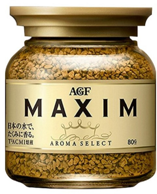 AGF MAXIM 箴言金咖啡 濃郁香氣 80g, 1個