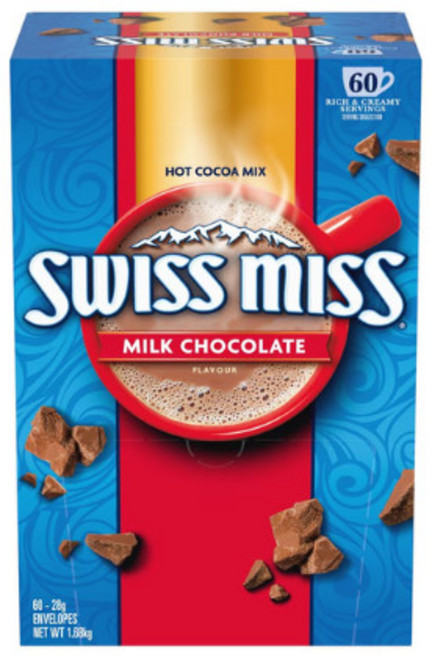 SWISS MISS 牛奶巧克力熱可可飲 60包, 1個