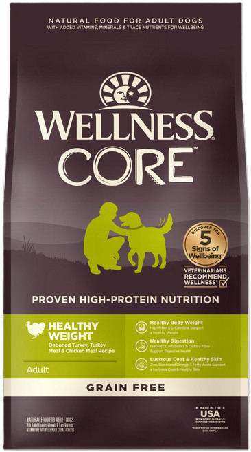 Wellness CORE 無穀 新鮮火雞肉配方 成犬飼料, 1.8kg, 1個, 混合口味
