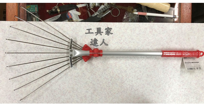 工具家達人 日本製 MONT BLANC 3Q短柄白鋼鐵掃把 超輕量 短柄 除草 鋤草 專家, 1個, 短柄白鋼鐵掃把