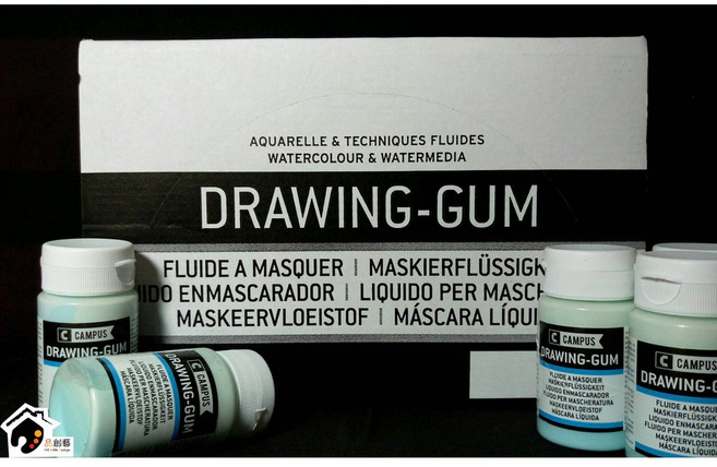 CAMPUS Drawing-Gum 瓶裝留白膠, 1個, 全館商品滿500元出貨(不含運費)