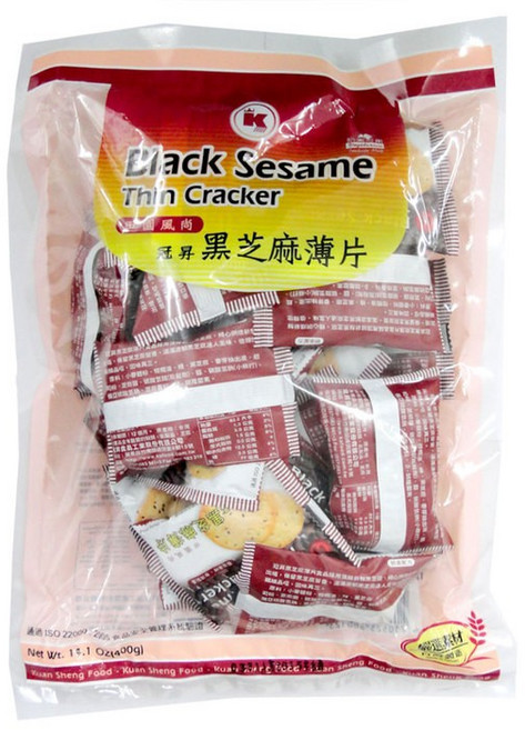 冠昇 黑芝麻薄片 檸檬薄片, 1個, 黑芝麻, 350g