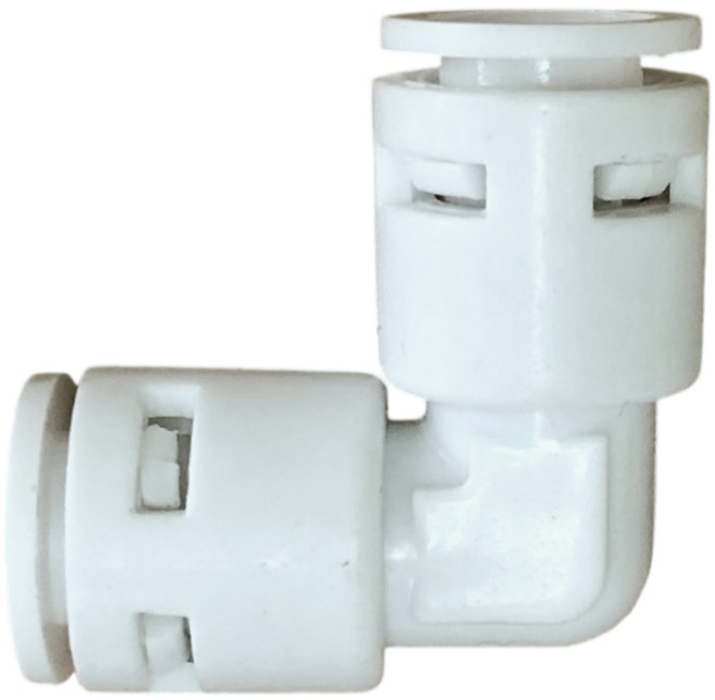 RO淨水器 免卡扣快接 彎頭, 1個, RO彎頭 2分管用 (6.5mm)