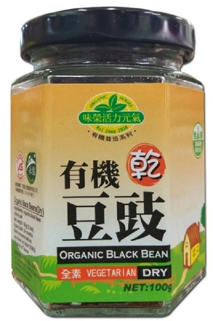 味榮 有機乾豆鼓100公克/罐 (超商限2罐), 100g, 1個