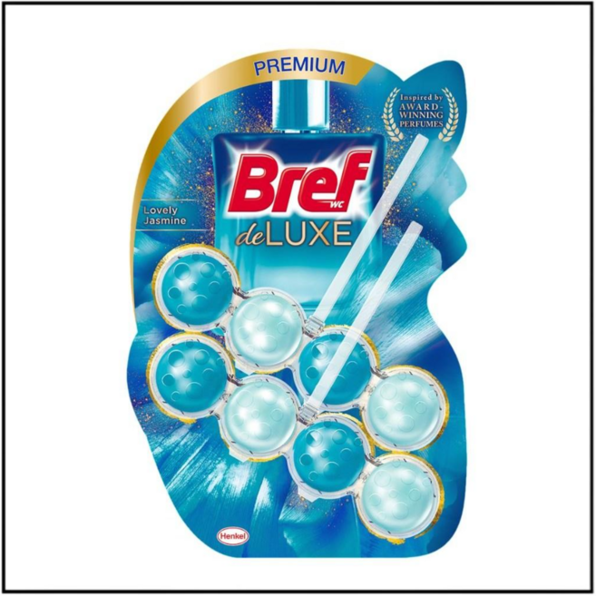 Bref deLUXE 廁所清潔劑 Lovely Jasmine, 1個, 100g