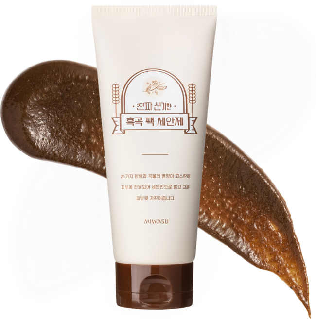 미와수 진짜신기한 흑곡 약산성 폼클렌징, 1개, 125g