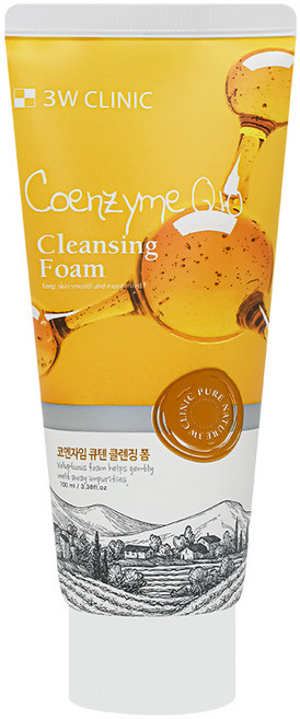 3W클리닉 코엔자임Q10 폼 클렌징 100ml 클렌징폼, 1개