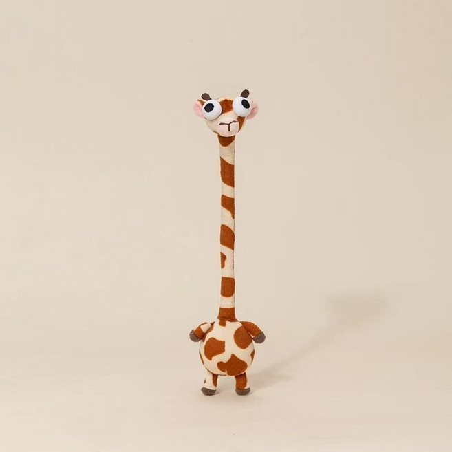 長脖子動物毛絨玩具, 長脖子 - 長頸鹿, 1個, 40cm