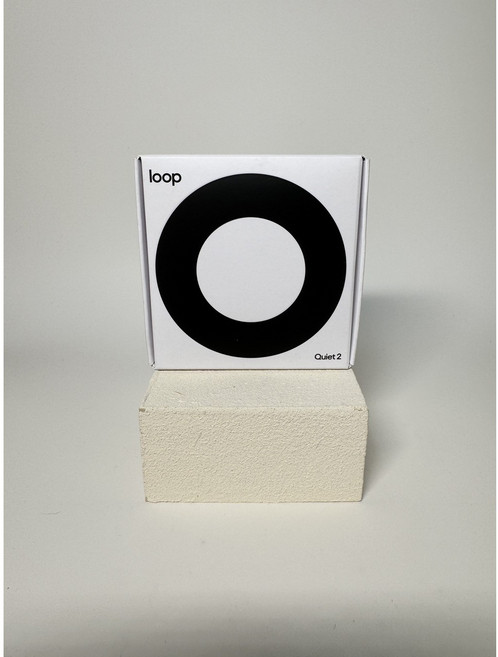 Loop Quiet 2 耳塞 - 適用睡眠 專注 唸書 噪音敏感度 比利時品牌, 黑色, 1個, 1個裝