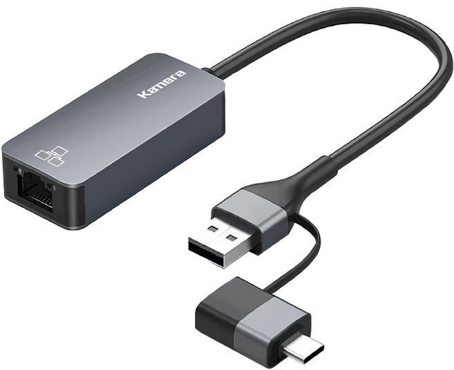 Kamera 2.5G 有線網路卡 USB3.0 轉 RJ45, 1個, KA-AC2.5G 轉RJ45外接網