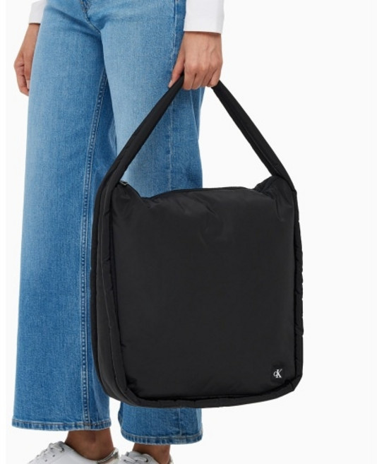 캘빈클라인 여성 블록 나일론 쇼퍼백
