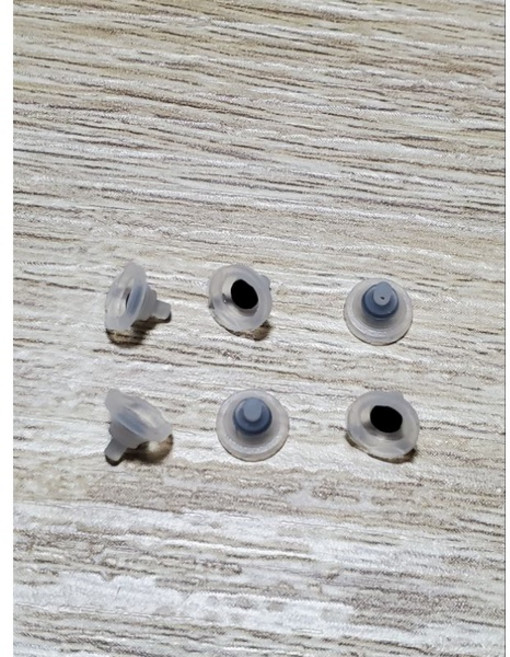 小邑的家 大螢幕時間LED手指計數器 念佛計數器 運動計步器, 橡膠鈕6顆, 1個