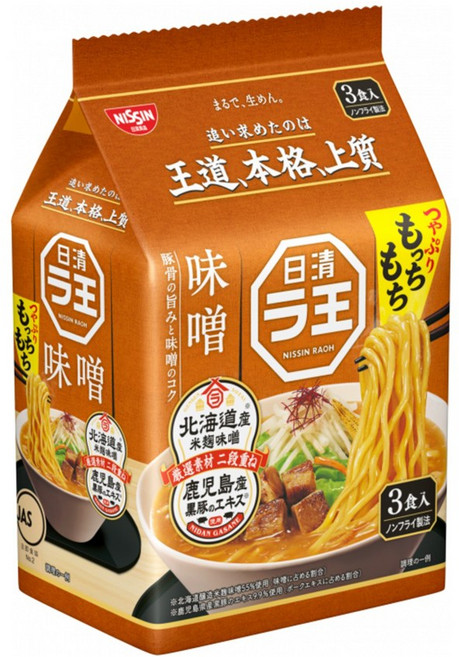NISSIN 日清 羅吾味噌拉麵, 3入
