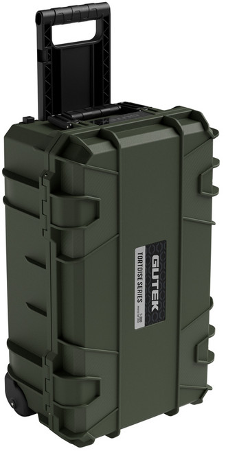 GUTEK 固道 玄武 T300 拉桿防護氣密箱 (黑色/軍綠) 登機箱, 1個, 軍綠