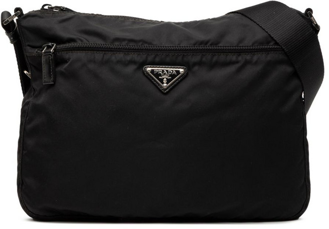 프라다 중고 2013-2025 테수토 지퍼 탑 크로스 백