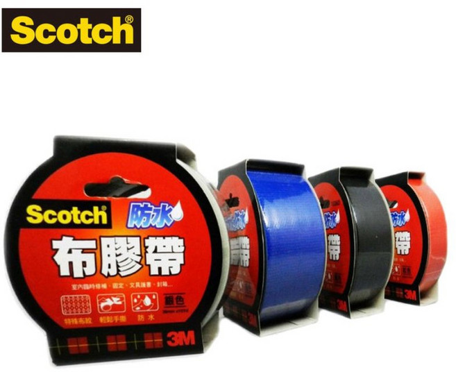 3M 2024 防水布膠帶 24mm X 15Y, 1個, 黃