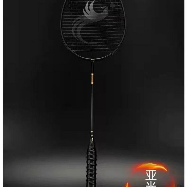 QI-WANG 琦王 全碳超輕 羽球拍組 速度球拍, 1個, 亞光黑單拍(手膠纏好),QW(20-22磅)