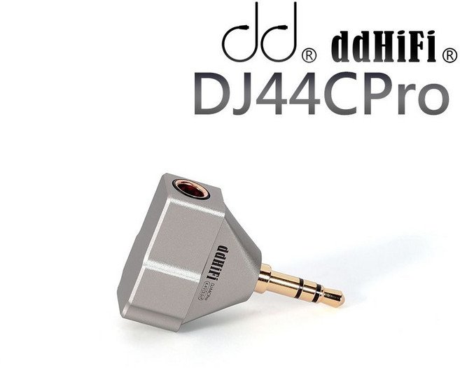 ddHiFi DJ44C Pro 4.4mm(母)轉3.5mm(公)音源轉接頭, 1個
