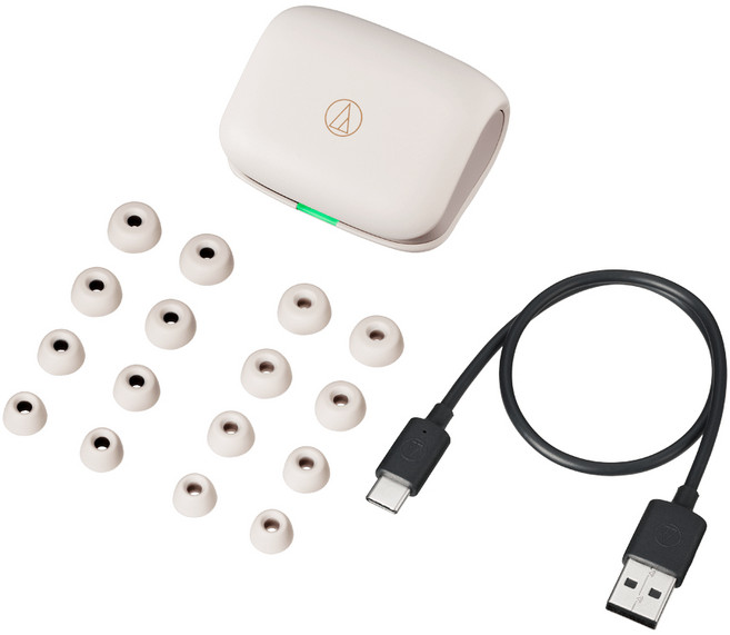 audio-technica 鐵三角 ATH-TWX7 真無線耳機 藍牙耳機, 白(WH)