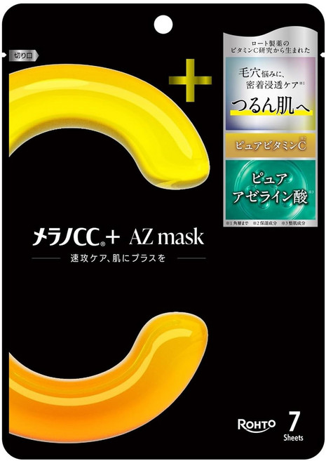 Melano CC AZ 面膜紙, 1個, 7張