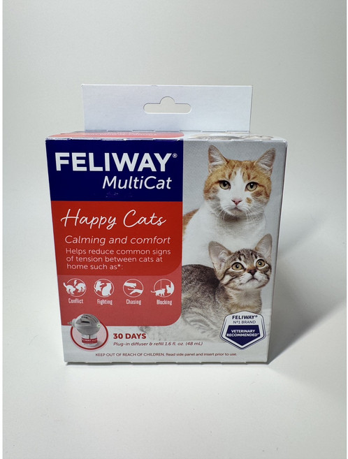 Feliway 費洛蒙 貓咪費洛蒙 補充瓶, 1個, 多貓版插電組, 48L, 多貓版插電組