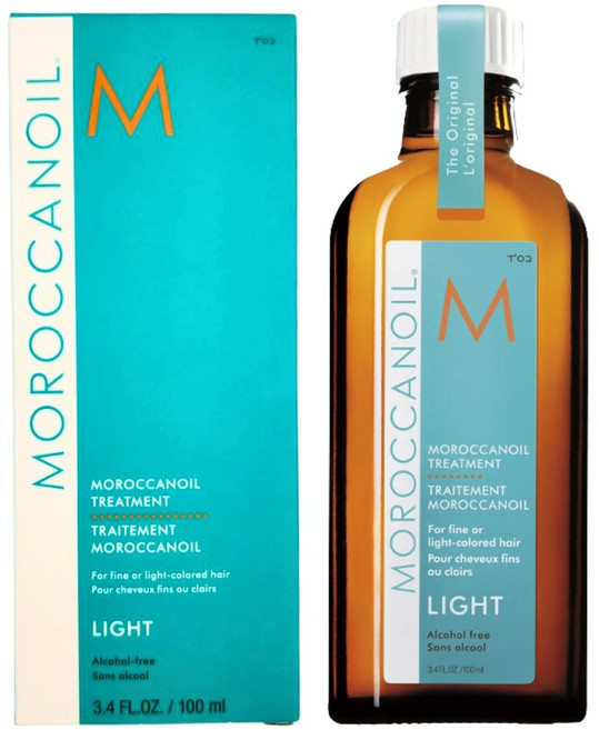 Moroccanoil 摩洛哥輕優油 免沖洗護髮 Treatment Light 輕盈柔順 告別毛躁, 1個, 100ml