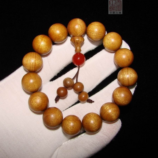 金絲楠木手串 108顆木珠項鍊 陰沉木 手串 男女佛珠 手鍊 念珠