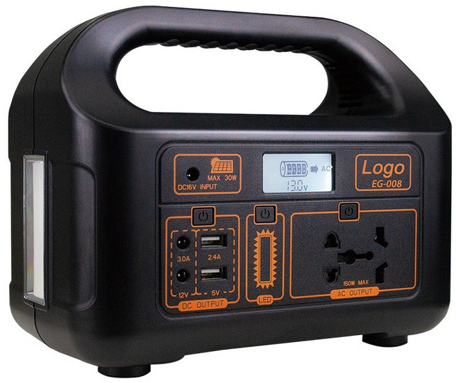 DEKES 150W 戶外行動電源 太陽能儲能電源, 150W多功能戶外電源