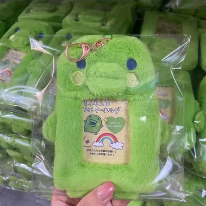 可愛毛絨證件套/卡套, 大嘴吉, 1個