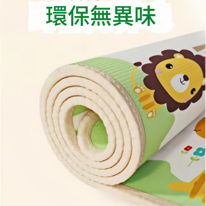 加厚環保無毒嬰兒爬行墊 雙面圖案 易清潔 防水設計, 雙面圖案0.5釐米 / 益智早教 / 圖案隨機