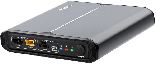 VIOFO BP100 行車記錄器電池組 大容量7650mAh 雙USB輸出 快速充電 線上監控, 灰色