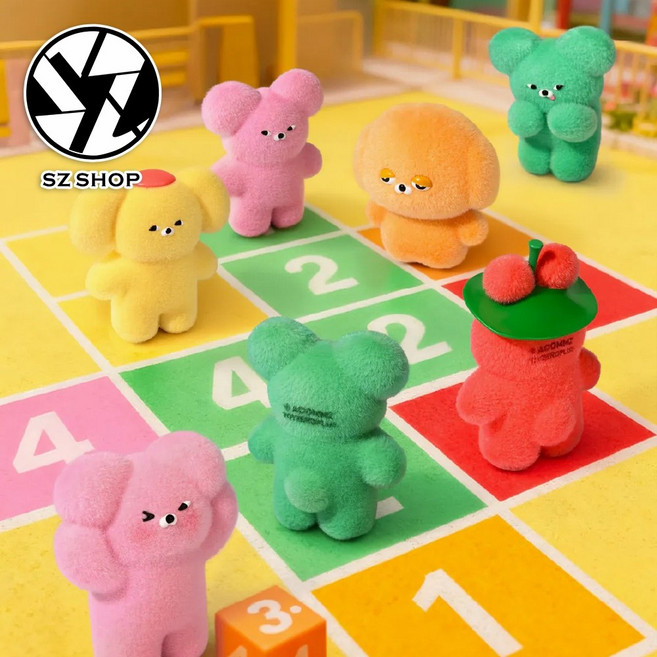 TOYZEROPLUS Wasabi Bear 外出小夥伴系列盲盒, 1個
