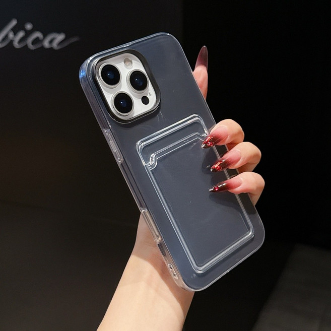 果凍二合一卡包殼 手機保護殼 適用蘋果17 Air iPhone16e 15ProMax 14 13 12 11 防摔殼