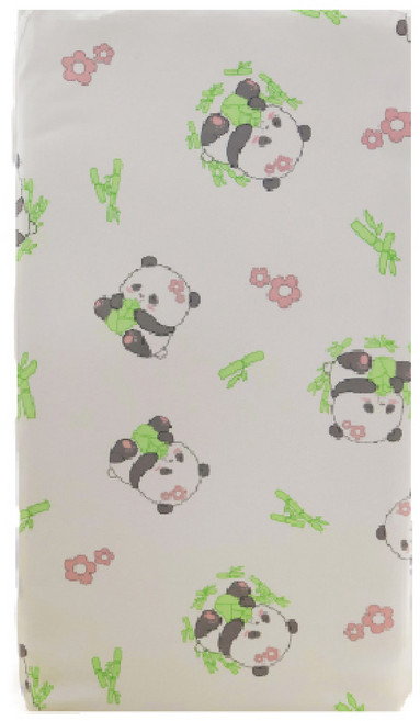純棉防水透氣嬰兒隔尿床罩, 可愛熊貓,床單款(一般款), 1套
