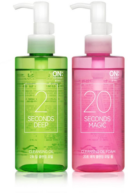 온더바디 딥 클렌징 오일 200ml 1개 + 20초 매직 클렌징 오일 폼 200ml 1개