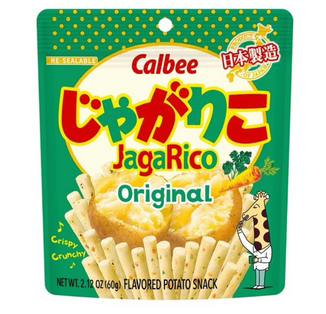 Calbee JagaRico 原味薯條 (60g), 1個