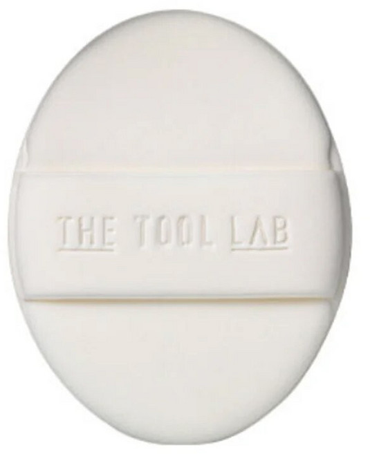 THE TOOL LAB HappyRim 粉撲 長效啞光 遮瑕粉撲 韓國代購, 1個, 長效輕柔橢圓 敏肌可用(一盒2入), 白色