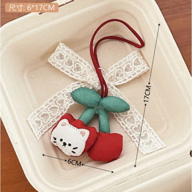 36 brushes 韓系布藝立體吊飾 鑰匙扣動物掛件 包包掛飾