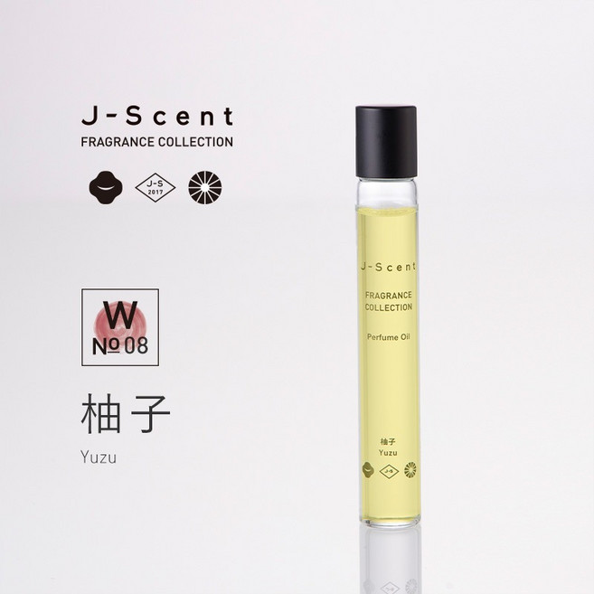 J-Scent 滾珠香水油 10mL 和肌, 1個, W08柚子 滾珠香水油 10mL