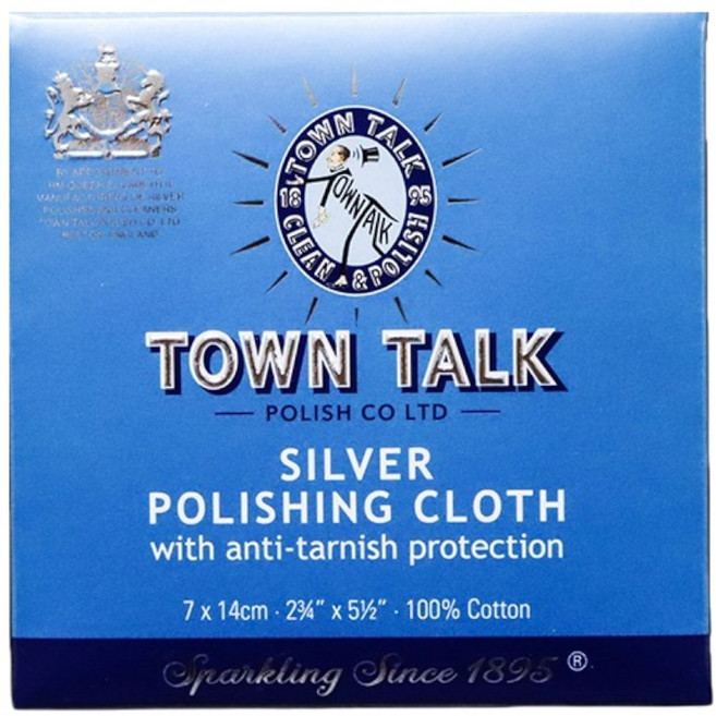 Town Talk 拭銀布 - 銀飾清潔保養專用 輕鬆恢復光澤