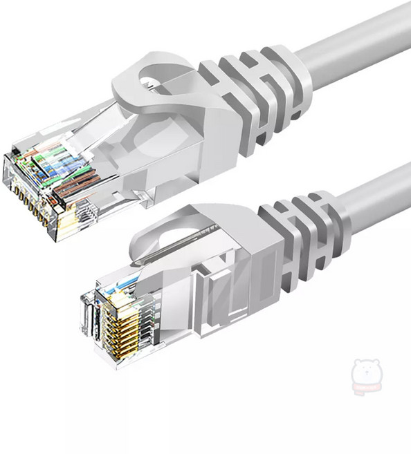 Cat.6標準RJ45網路線 - 高速穩定傳輸, 1個, 50米(1入組), 灰色, 50m