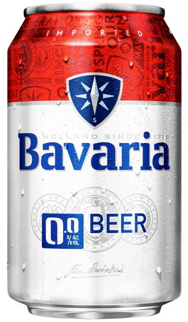 巴伐亞 Bavaria 無酒精啤酒0.0飲料, 1個, 原味生啤酒, 330ml