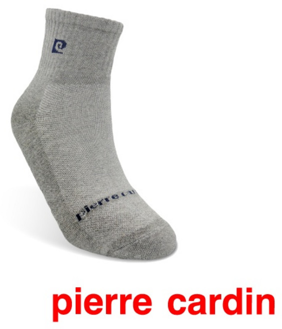 Pierre Cardin 皮爾卡登 簡約休閒透氣導流運動襪 踝襪 棉襪 男女適用