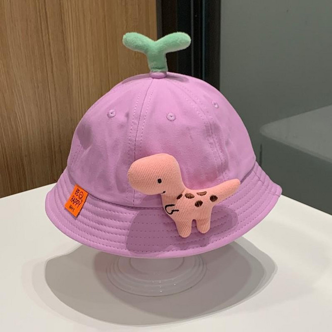 寶寶漁夫帽 可愛恐龍造型遮陽盆帽