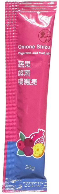 Omone Shizu 莫奈蔬果酵素暢暢凍 輕巧方便 促進消化 維持消化道機能, 20g, 10個