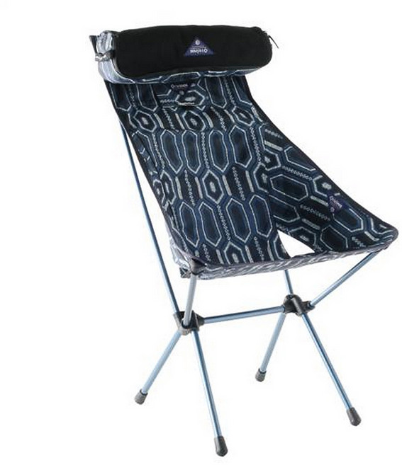 Helinox x Monro SUNSET- CHAIR -超輕量高背單人椅(限量版)-HABYBY NAVY, Navy海軍藍, 1個