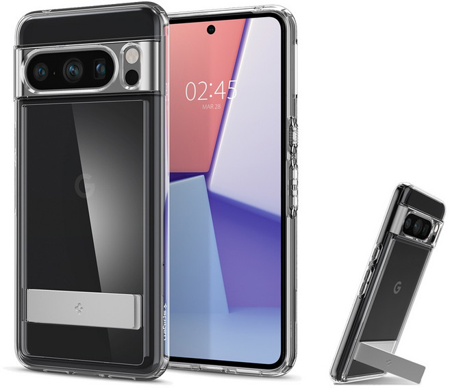 Spigen Pixel 8 Pro Slim Armor Essential S 立架軍規防摔保護殼 台灣總代理