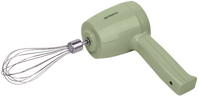 SKYWORTH 無線手持電動打蛋器, 綠色, 1個