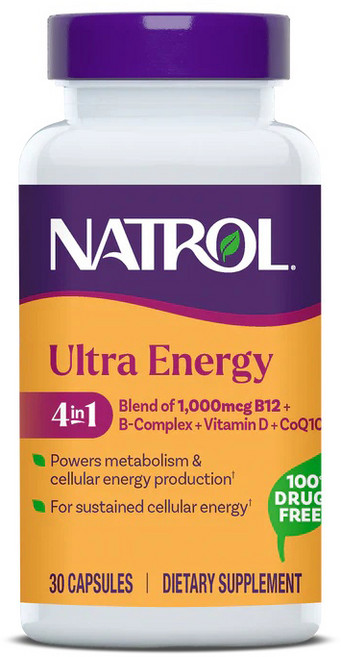 NATROL 納妥 超能量4合1膠囊, 1個, 30錠